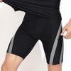 Herren Badeshorts Wassersport Oberteil O-Ausschnitt Kurzarm Slim Fit Elastisch Atmungsaktiv Schnelltrocknend Gestreift Knielange Hose Surfen Waten Sport
