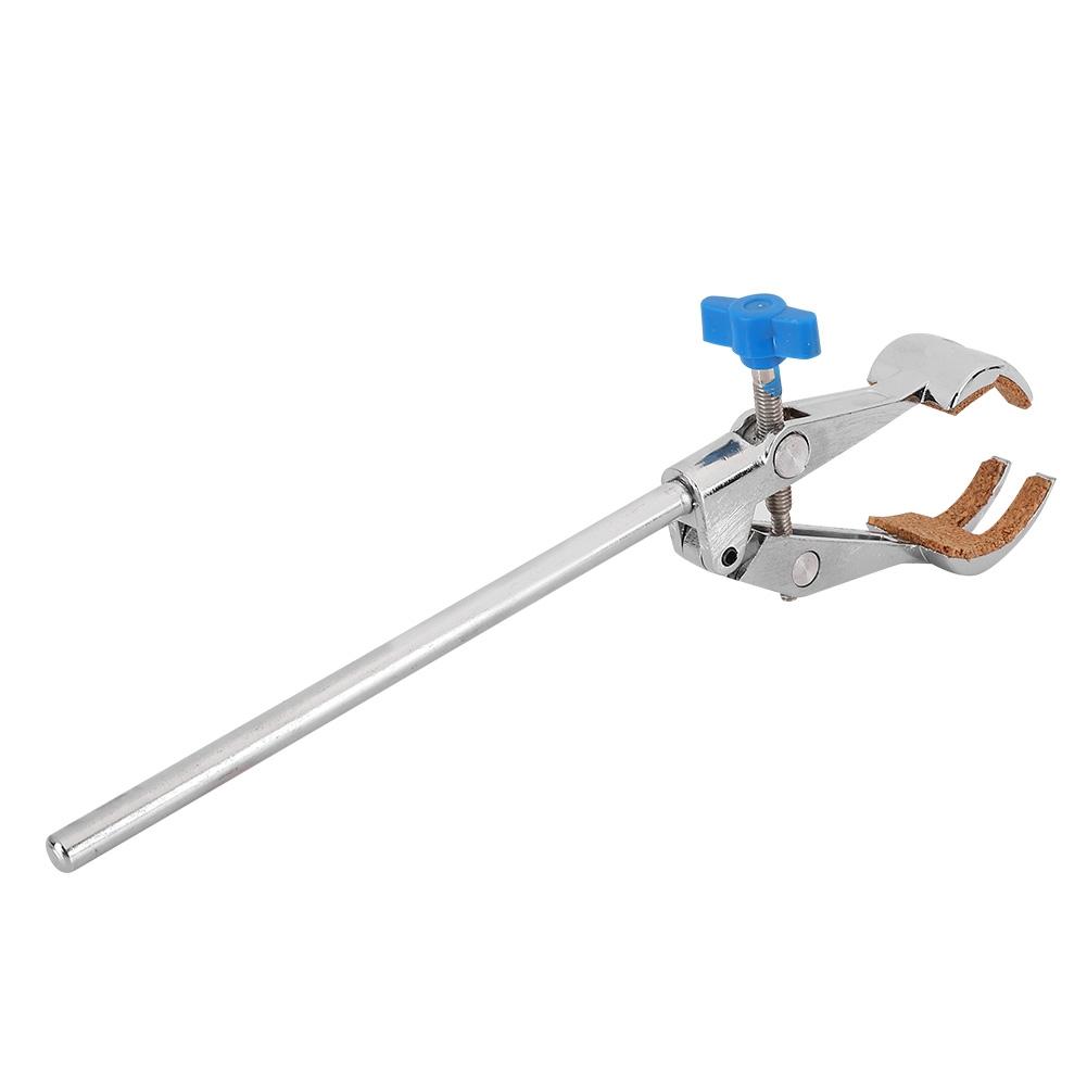 Pinça de 4 Garras em Liga de Zinco Universal para Tubo de Ensaio Alongado Clipe de Suporte para Laboratório