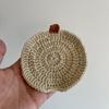 Handmade Knit Cup Mats Crochet Coffee Mugs Mats Cute Pumpkin Coasters  Fall Table Decor