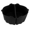 2Pcs Slow Cooker Liner 6‑7QT Silicone Cook Pot Divider Slow Cooker Cooking Liner for Home Restaurant Black