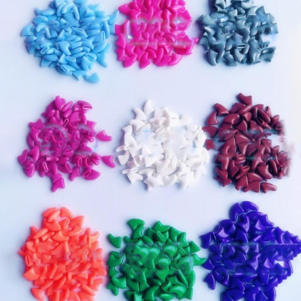 200pcs Soft PVC Cats Nail Caps All Size Dog Cats Claw Covers for Indoor Furniture Protecting Nail Covers for Cats Dogs