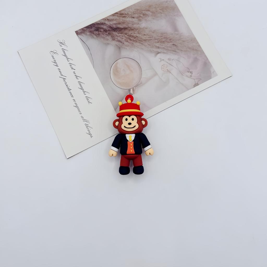 The Brain Rotten Family Stole A Brain Rotten Strawberry Elephant Doll Doll Funny Abstract Figure Pendant