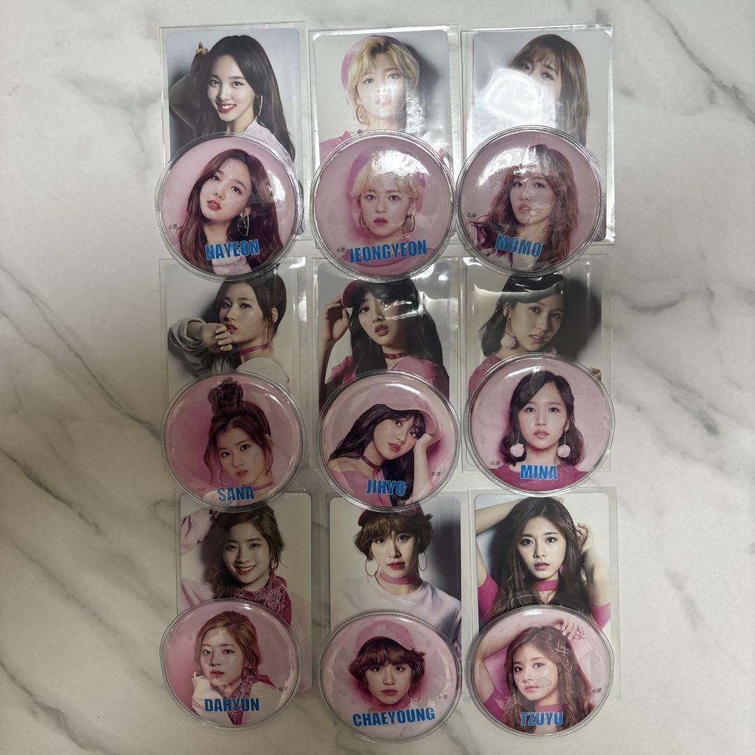 

[USED] TWICE twice TWICE3 First Limited Edition A Can Badge Trading Card