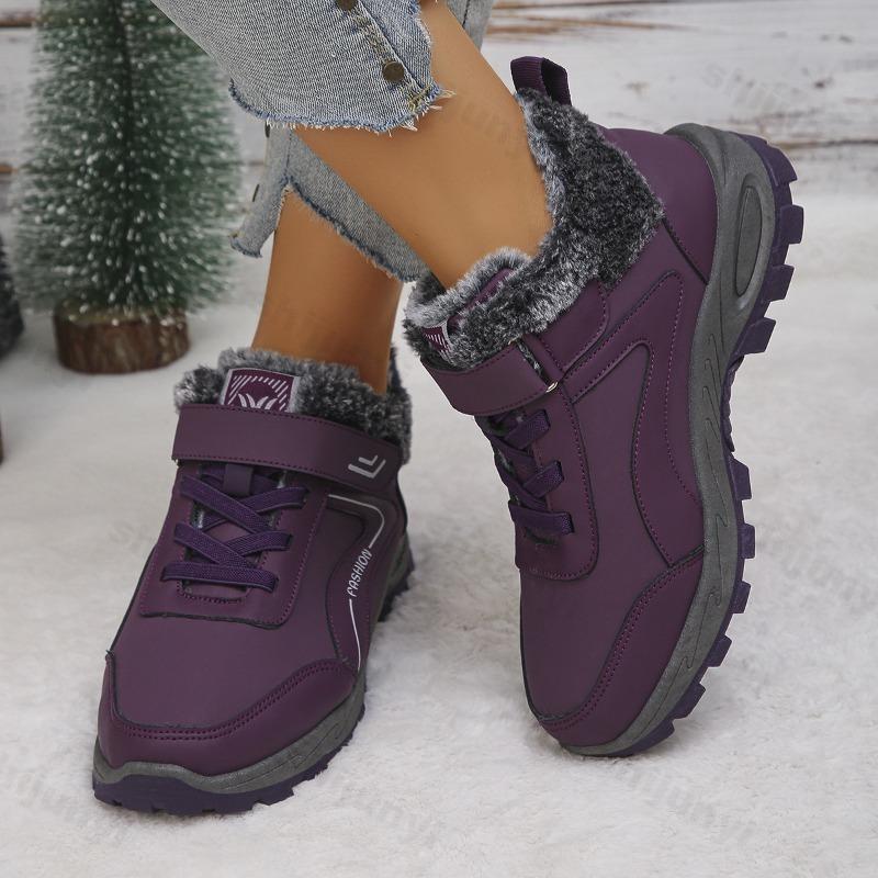 Fashion 2025 New Winter Retro Low Top Thick Soled Casual Cotton Shoes for Women Warm Comfortable Fashion Versatile Non Slip Plush Shoes