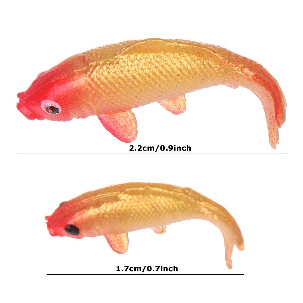 Doll Accessories Round Square Tank Pretend Play Mini Koi Fishing Rod Fishing Net Miniature Goldfish