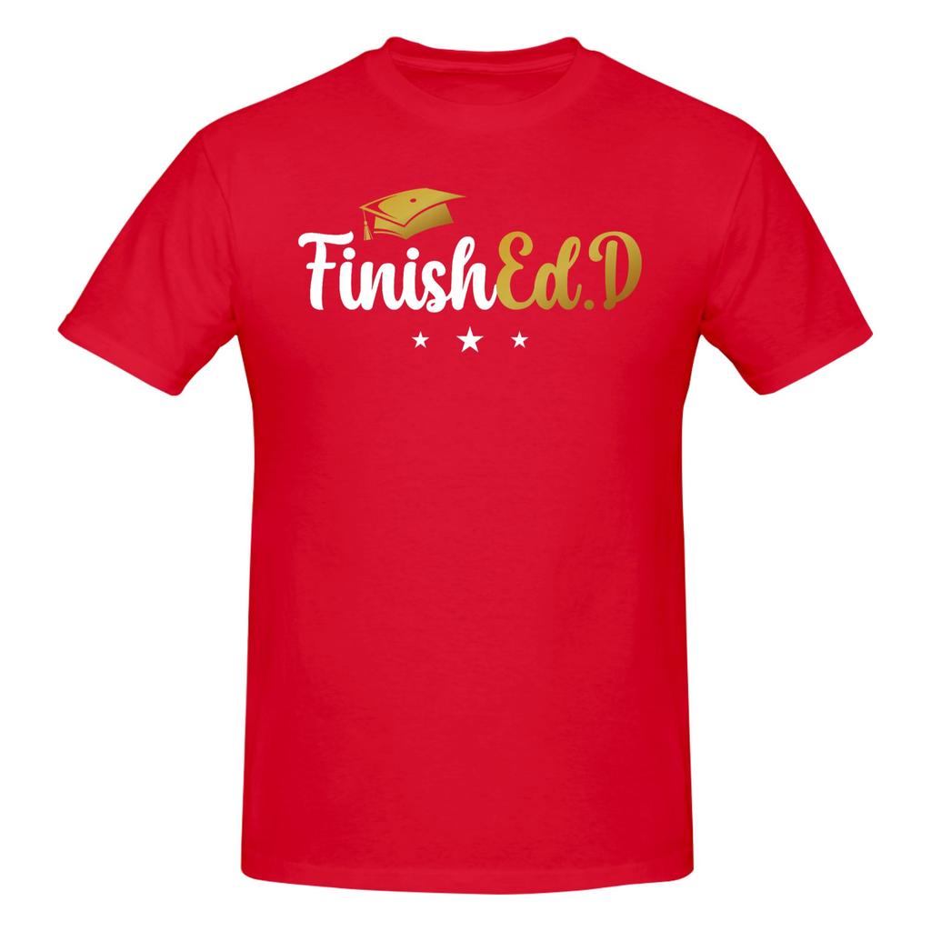 1 Piece Finished Funny Graphic 100 Cotton Tshirt Edd Doctor Of Education Edd Tops Tees For Unisex