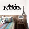 Gamer Wall Sticker for Boy Children's Room Decoration Mural Art Decals Wallpaper Cartoon Game Room Stickers
