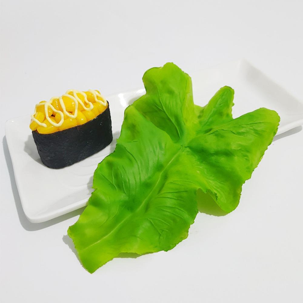 Kitchen Decor Lifelike Artificial DIY Lettuce Leaves Vegetable Model Kids Toy Lettuce Adornment