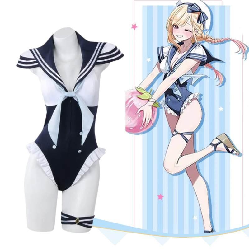 My Dress Up Darling Kitagawa Marin Cosplay Outfit With Polyester And Acrylic For Summer Role Play