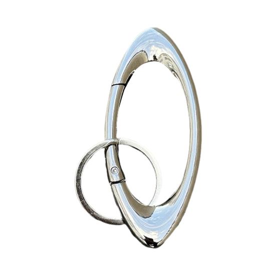 Keychain Hook Durable Spring Movement Handmade Knotted Pendant Handcrafted Rotating Rope Hook Keyring Accessory