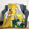 1pc Tom Jerry Flannel Throw Blanket Lightweight Soft Warm All Season Blanket for Sofa, Bed, Travel,L1028119