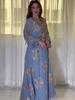 Middle Eastern Embroidered Muslim Women's Dress