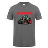 T-shirt Grafica da Uomo Claas per Agricoltura con Trattore Cotone Streetwear Manica Corta Magliette Abbigliamento Uomo