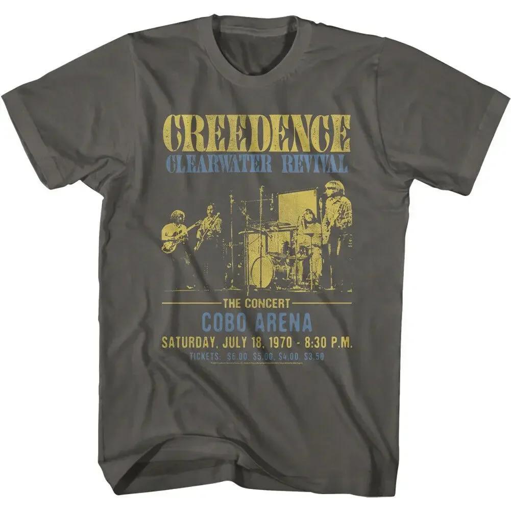 Short Sleeve Creedence Clearwater Revival Bikers T Shirt Funny Unisex WOMEN Tshirt Cotton Streetwear Tops Tee Clothing
