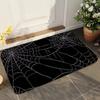 Halloween Spider Mat Non Slip Doormat Living Room Bedroom Kitchen Mat Polyester Easy Care Home Decor Rug Soft Carpet