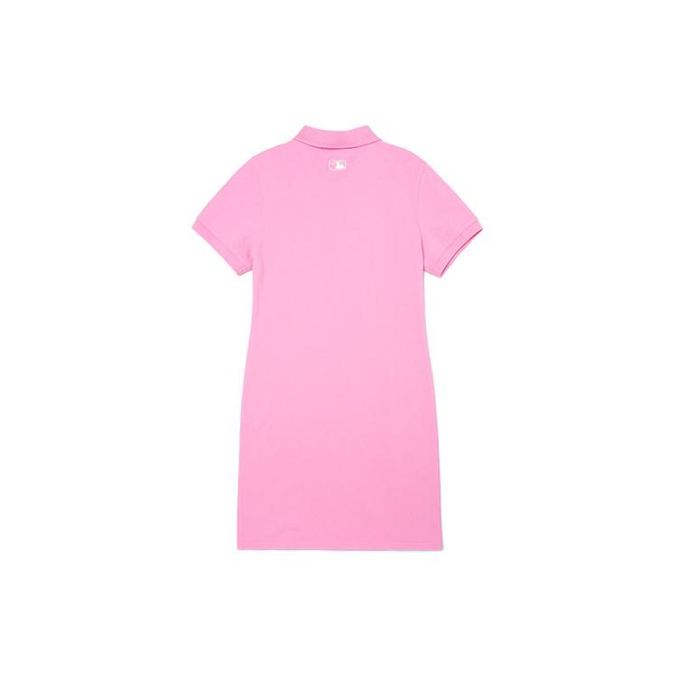 New MLB Short Sleeved Dress Women's Pink 3FOP00623-50PKS