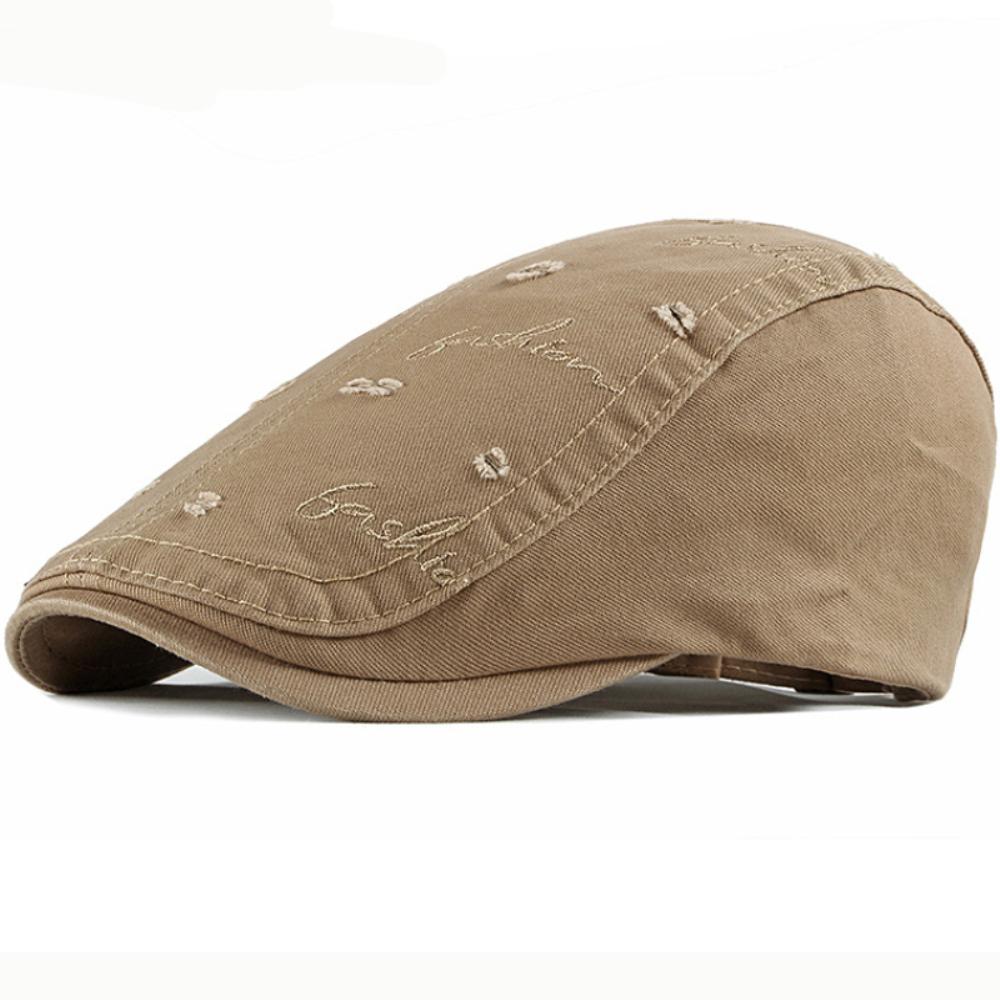 HT4626 Berety dla Mężczyzn Kobiet Vintage Artysta Malarz Beret Kapelusz Męski Damski Płaska Czapka Bluszczowa Wiosna Lato Jesień 100% Bawełna Beret Czapka