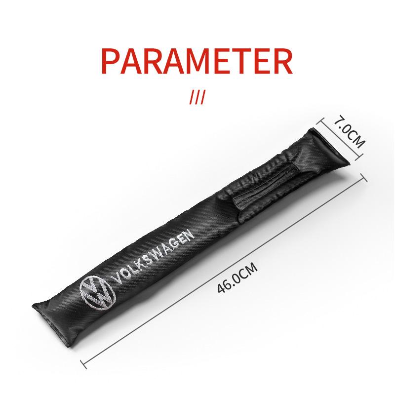 

Volkswagen Car Styling Seat Gap Filler Pads For VW GTI Polo Golf Passat Scirocco Tiguan Jetta PU Leather Leak-Proof Accessories