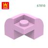 Non-Toxic 85Pcs/Lot 67810 2X2X1 1/3 With Bow Building Blocks Moc Color Accessories Compatible With Brick Diy Spare Parts Toy Gift