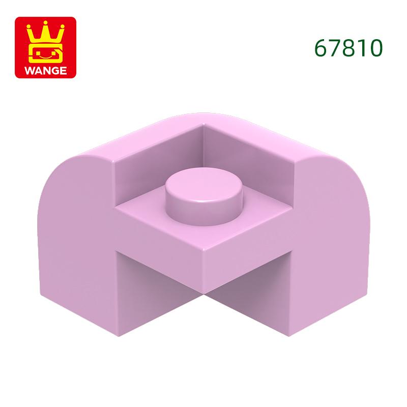 Non-Toxic 85Pcs/Lot 67810 2X2X1 1/3 With Bow Building Blocks Moc Color Accessories Compatible With Brick Diy Spare Parts Toy Gift