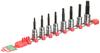 Kyoto Tool Torx Bit Socket TBT308T (KTC) 9.5mm (3/8 Inch) T-Shaped Set, 8-Piece Set,