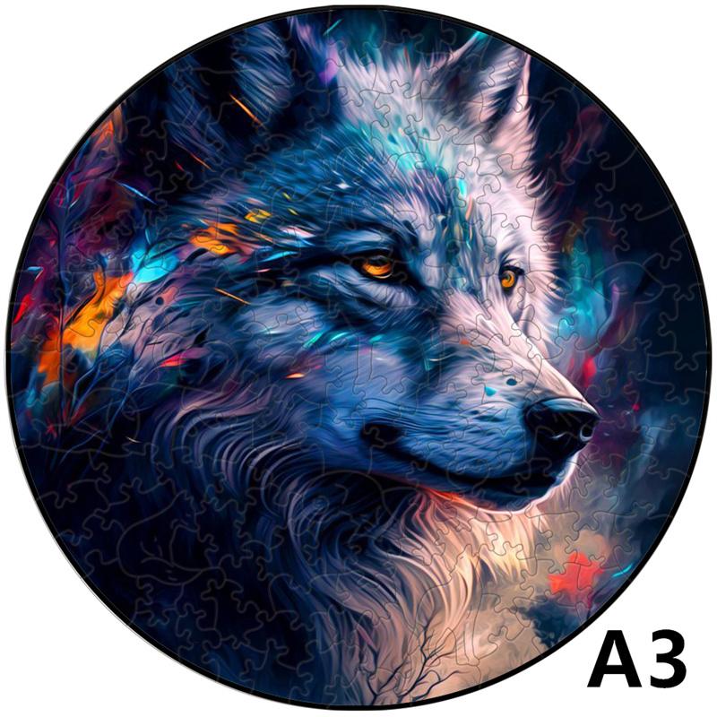 Wooden Animal Puzzles Jigsaw for Adults Kids Mysterious Medal Puzzle Child Toys Gifts Games 3D Wooden Puzzles Jigsaw