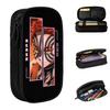 Trousse à crayons Akaza Demon Slayer Anime Boîte à stylos Sac Grande Capacité pour Enfants Cadeau de Bureau Trousse à Crayons