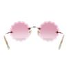 Chloe Chic Elegant Round Sunglasses Women Sunglasses Pink CH0047S-005