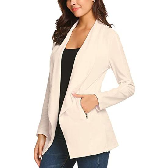 polyester blazer for womens