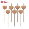 Degradable Heart Party Straws For Weddings And Celebrations With Creative Dessert Decor