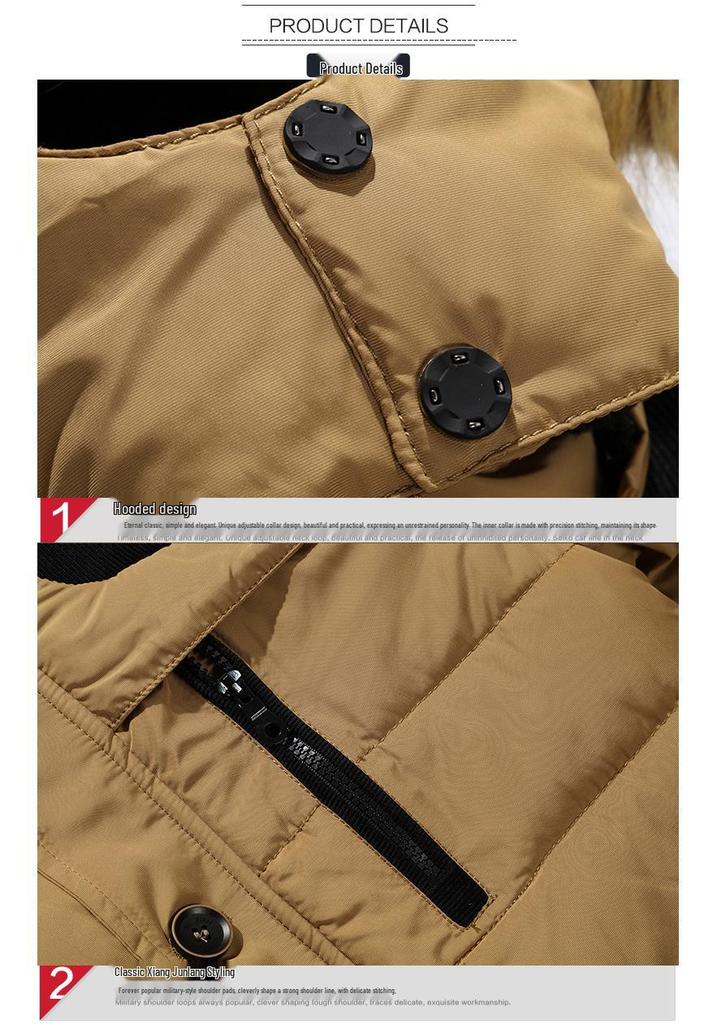 Brown Slim Fit Fleece-Lined Youth Jacket with Side Pockets - Winter Style