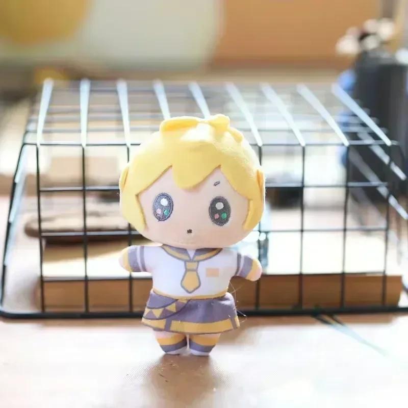 Anime Hatsune Miku Plüschtier KAITO MEIKO Luka Kagamine Rin Len Figur Stoffpuppe Kawaii Q Version Schlüsselanhänger Taschenanhänger Geschenk