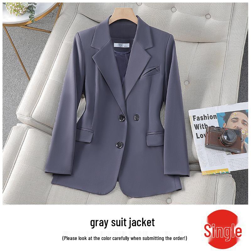 Женский костюмный пиджак Petite - Весна/Осень 2026 Профессиональный стиль со шлицей сзади XXXL