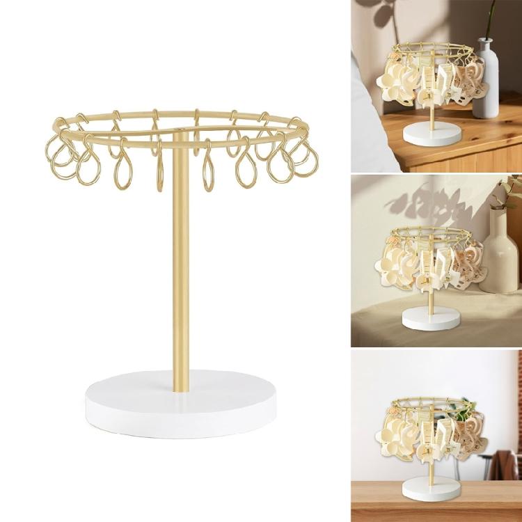 Hair Accessories Display Stand Sturdy Metal Hair Clip Holder Stand Organizers for Easy Access and Organization