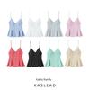 Kaslead New Arrival Women's Fashion Style Fashionable Small Pleated Poplin Camisole Short Top 2178083