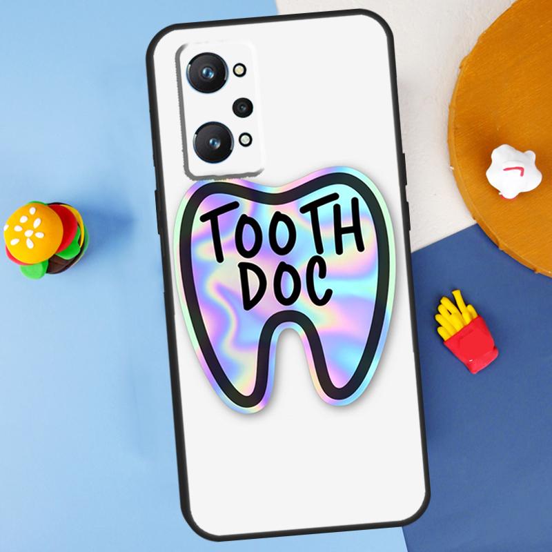 Cute Tooth Dentist For Realme 11 10 12 13 14 Pro Plus GT 5 6 6T GT7 Pro C61 C53 C51 C21Y C25S C55 C67 C75 Case