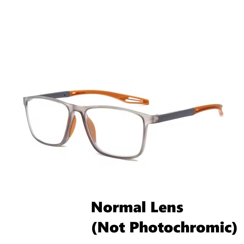 Retro TR90 Frame Pochromic Reading Glasses Women Men Trendy Presbyopia Eyewear Vintage Discoloration Sunglasses 0 +1.0 +4.0