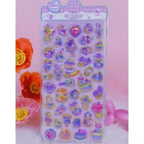 1 buc. Drăguț Desen Animat Familie Fantome Autocolante Relief 3D Distractive Jelly Transparente Decorațiuni pentru Huse de Telefon Copii DIY Autocolant Cristal