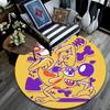 CatDog Round Area Rug,Carpet Rug for Living Room Bedroom Sofa Playroom Decor,Non-slip Floor Mat