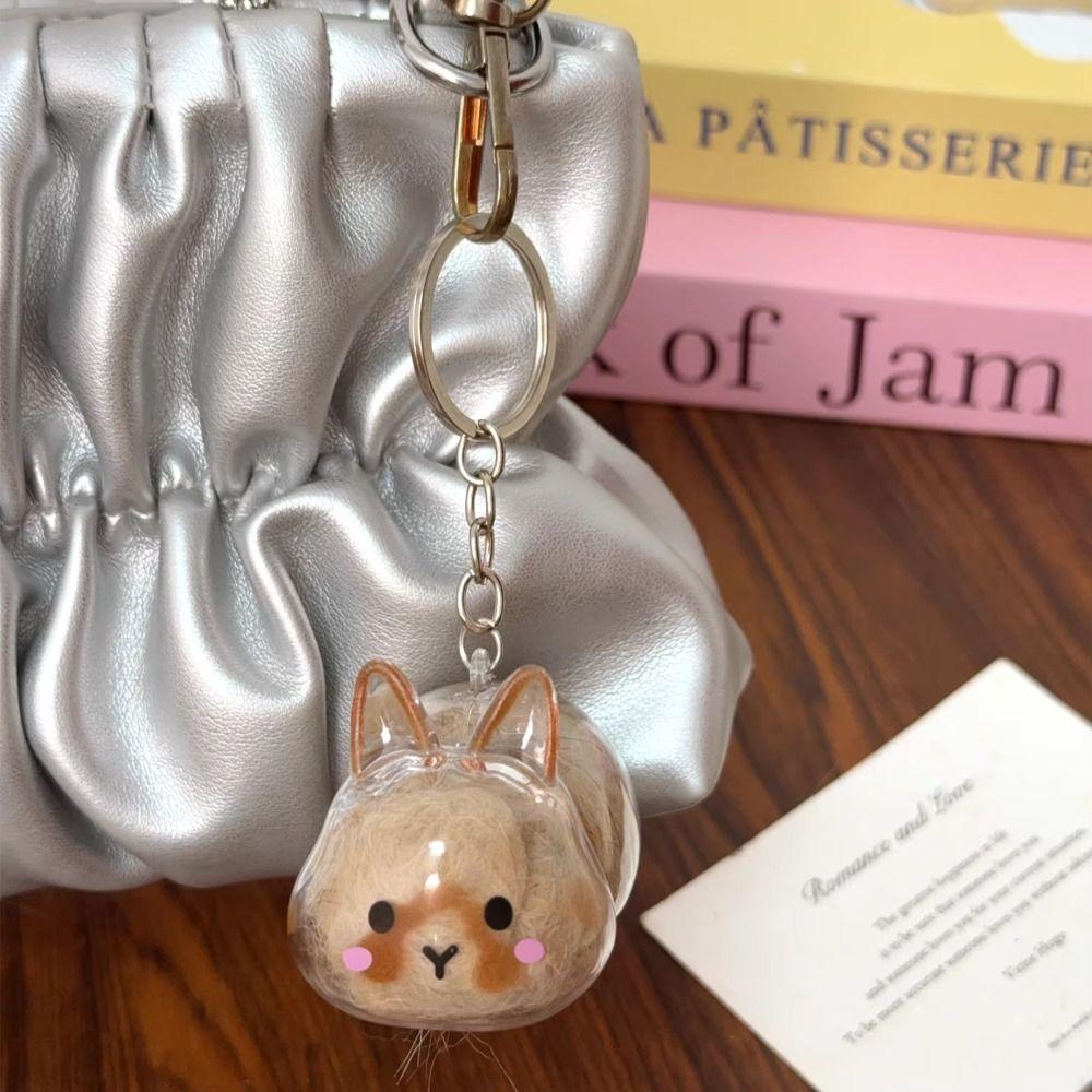 Hair Container Rabbit Hair Collector Transparent Rabbit Hair Storage Box  Jewelry Gifts