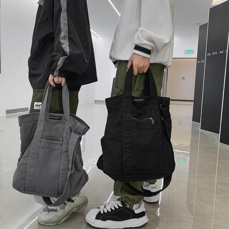 Retro Canvas Bag 2025: Unisex Korean Casual Shoulder-Crossbody Handbag