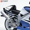 Modified Rear Leather Seat for Suzuki TL1000R TL1000 (1998-2003)