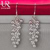 925 Sterling Silber Glatte Traubenperle Kugel Piercing Ohrringe Modischer Hochzeitsschmuck
