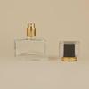 30ml/50ml Square Glass Perfume Bottle with Screw Cap - Empty Cosmetic Spray Bottle