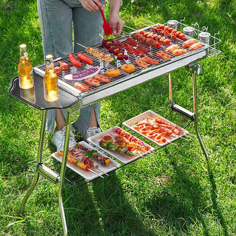 Portable Stainless Steel BBQ Grill