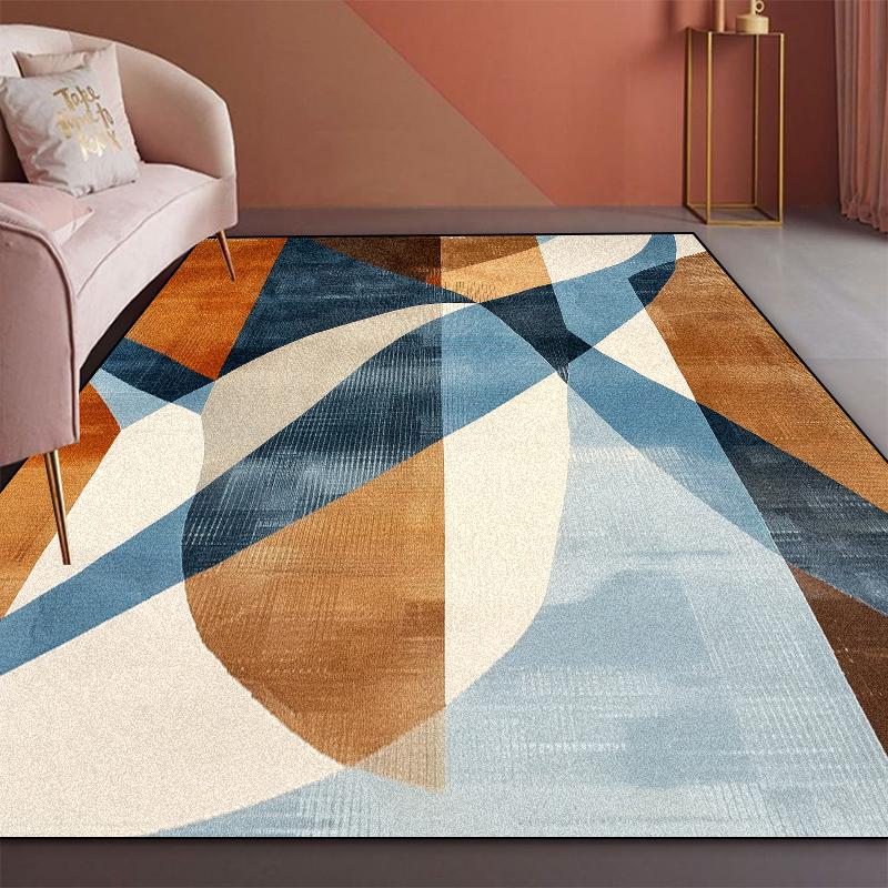 Home Decoration Geometry Carpets Living Room Sofa Area Rugs Modern Light Luxury Large Carpet Bedroom Cloakroom Corridor Foot Mat