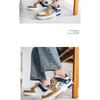 Men's Casual Platform Sneakers Lace Up Fashion Skateboard Shoes For Daily Wear