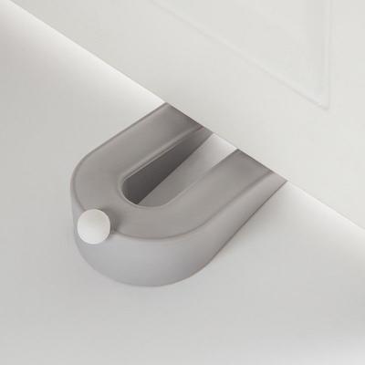 Silicone Door Stop Stoppers Block Doorstops With Wall-mounted Storage Door Stopper Adhesive Mute Anti-Shock Door Rear Retainer