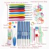16 Sizes Crochet Hooks Needles Stitches Knitting Craft Case Crochet Set