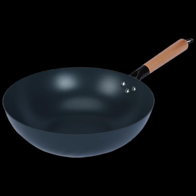 

Wutuo 32cm Refined Iron Stir-fry Wok